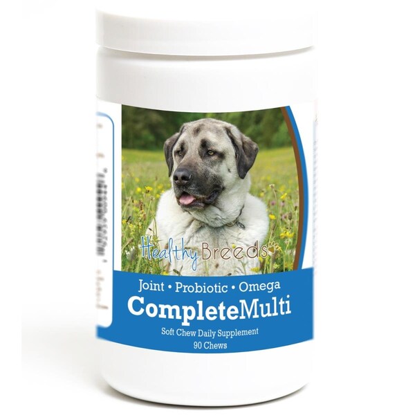 Healthy Breeds Anatolian Shepherd Dog all in one Multivitamin Soft Chew, 90PK 192959009446 - main